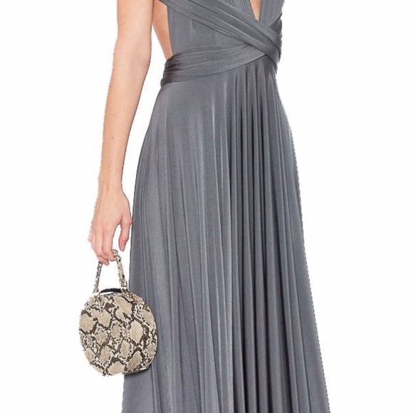 Twobirds Dresses & Skirts - TwoBirds Charcoal Bridesmaid Dress